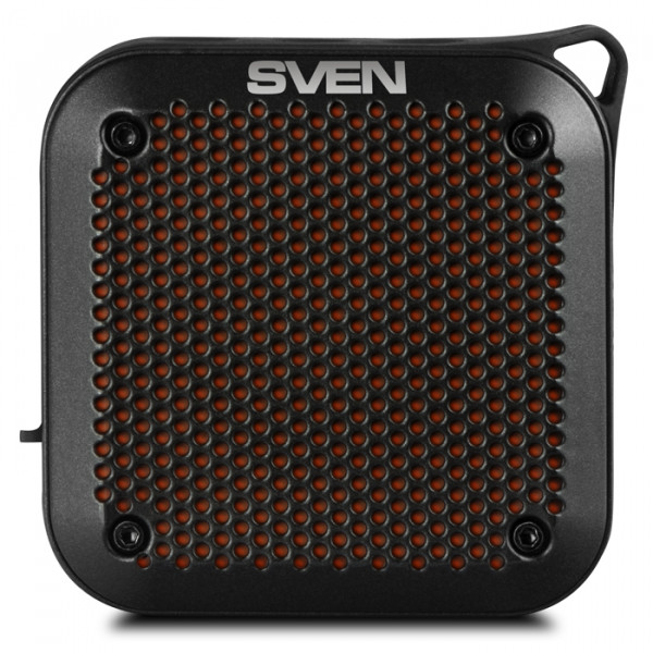 Портативная колонка SVEN PS-88 Black, Bluetooth, водонепроницаемая, 7 Вт RMS, IPx7, LED-дисплей